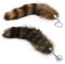 niumanery Key Ring Raccoon Coat Tails Chain Keychain Keyring Gift New