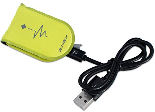 Z:NEX Aufladbarer USB LED Magnet Clip. Hell Leuchtend - perfekt für optimale Sichtbarkeit in der Nacht und bei schlechten Lichtverhältnissen