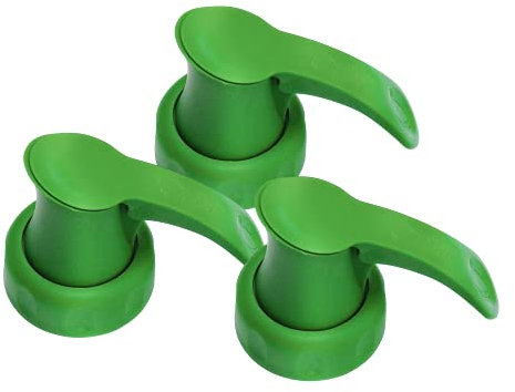Topster C&B 3 x Reusable Milk Pourer. 3 x Green. Fits most plastic milk bottles.