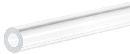 sourcing map PVC Transparent Rohr, Innendurchmesser 4mm Durchmesser 8mm LÄNGE 305mm Acryl Kunststoffrohr für Lampenbau, Stehlampen, Möbel 4Stk.