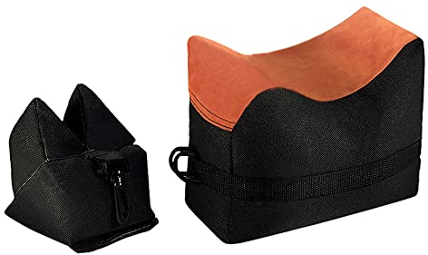FDDE 1 Jeu Support de Tir Avant et Arrière, Support de Tir Chasse Carabine, Support Avant SandBag, pour la Chasse en Plein Air, Le Stand de Tir, la Pratique de la Cible (Noir)