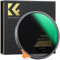 K&F Concept Nano-X 2 in 1 Filtro 82mm Black-Mist 1/4 & Filtro ND2-ND32 Variabile (5 stop) Slim HD Filtro Black Diffusion con Levetta per obiettivi 82mm
