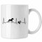 Trendation - Lustige Reiter Sprüche Geschenk Tasse Reiterin Pferde Mädchen Geschenkidee Pferde Herzschlag Herz (Weiß)