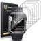 UniqueMe 8 Pack Protector de Pantalla para Apple Watch Series SE2/SE/6/5/4 40 mm,TPU Film HD Flexible Protector, HD Transparente, Sin Burbujas