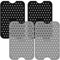 4 Pack Silicone Air Fryer Liners Reusable Double Basket Air Fryer Liners for Ninja Foodi Dual Air Fryer DZ201 DZ401