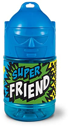 Personalised Super Drinks Bottle (Super Friend Male)