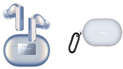 HUAWEI FreeBuds Pro 2, Auriculares inalámbricos Bluetooth, Devialet, Doble Altavoz, Voz cristalina, ANC Inteligente, Triple EQ adaptivo, Doble conexión, Hi-Res Audio, Azul + Funda Azul
