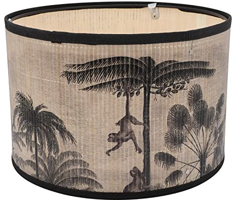 OSALADI Tendance Avec Des Abat- Faits À La Main Lustre De Pour Couverture Baril Pendentif Motif Rustique Rétro Abat- Décoratif Décoration Unique Vintage