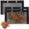 2 Stück Grillmatte Set Antihaft Gitter Grillmatte Beschichtet Wiederverwendbar BBQ Grillmatte Backzubehör zum Grillen von Gasgrill Backofen Kochen