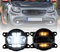 NSLUMO LED-Nebelscheinwerfer DRL Tagfahrlicht für Smart Fortwo Forfour W453, für ben.z Citan Frontstoßstange Nebelscheinwerfer Reflektoren Blinker DLR-Lauflicht 2 Stück Geräucherte Linse