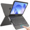 aMZCaSE Hülle für iPad 10 Generation 2022 mit Tastatur für 10,9 Zoll 2022,Touch für 10 Generation Hülle -360° drehbar, Stifthalter, Touch-Trackpad-Tastaturhülle für iPad 11 Zoll A16 2025 (Schwarz)