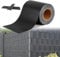 HENGMEI PVC Sichtschutzstreifen Sichtschutz Sichtschutzfolie Doppelstabmatten Zaun 65m x 19 cm mit 30 Stücke Befestigungsclipse Gartenzaun Windschutz für Zaun, Anthrazit