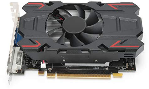 Scheda Grafica ATI HD6770 4 GB 128 Bit DDR5 650 MHz, Scheda Video da Gioco a Ventola Singola a Basso Rumore da 4 GB, Scheda Grafica Desktop PCI Express 2.0