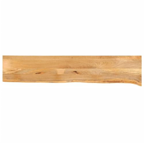 vidaXL Tischplatte mit Baumkante 180x30x2,5 cm Massivholz Mango
