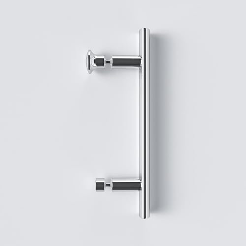 SANYROI Duschtürgriff, Lochabstand 145 mm, Glastürgriff, Duschkabinengriff Edelstahl, Bügelgriff, Länge 210 mm