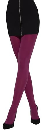 MYCHICLEGS - Collant donna coprente in microfibra 60 denari - Fucsia - M