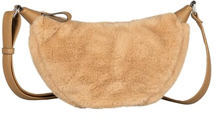 TOM TAILOR Umhängetasche Schultertasche Liriel Winter Cross Bag Camel hellbraun
