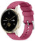 ZGCE Correa para Garmin Venu 2S / Venu 3S / Vivomove 3S / Vivoactive 4S, 18mm Correa deportiva de silicona para Fossil Woman Gen 6 / Fossil Woman Gen 5E, Burdeos