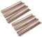 VALICLUD 2Pièces Moule à Antiadhésif Inoxydable de Plaques pour Cuisson de Baguettes pour Boulangerie Maison