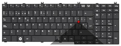 SHANGYG Tastatur für Satellite P300, P305, P500, P200, P205, P505, L350, L355, L500, L505, X200, X505, X300, A500, A505, F501, L535 (US-Matt)(SP Black)