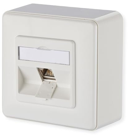 METZ CONNECT E-DAT modul 1 Port AP Cat.6A, reinweiß