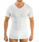 HERMKO 4880 4er-Pack Herren Business Unterhemd | V-Ausschnitt | 100% Bio-Baumwolle | Hautfreundlich & Strapazierfähig | Weiß, Größe:D 8 = EU XXL, Farbe:weiß