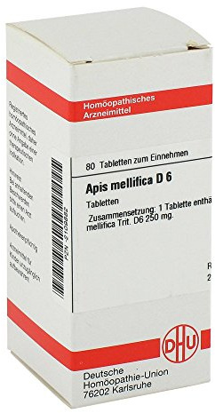 DHU Apis mellifica D6 Tabletten, 80 St. Tabletten