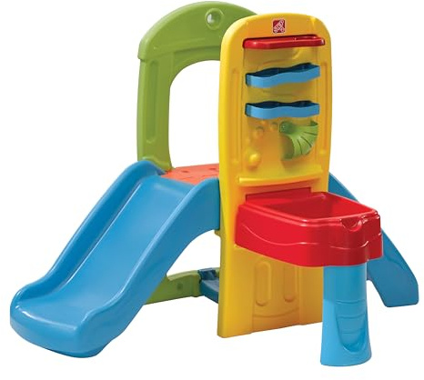 Step2 Play Ball Spielgerät mit Rutsche und Bällen | Kunststoff Klettergerät für Kinder | Kinderrutsche inkl. 10 Spielbälle