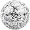 Modern Nature Piercing-Schmuck 1 X Epoxy Piercingschmuck Multi Strass Kugel 1,2 x 4 mm + Überzug in klar