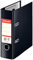 Esselte VIVIDA 468670 – Aktenordner, A5, Polypropylen, präziser patentierter Mechanismus, Kapazität 500 Blatt, Rücken 75 mm, schwarz, entworfen für Büro