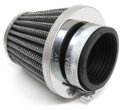 42 mm Sport Tuning Luftfilter - Mofa Moped Roller KKR Motorrad Quad Dirt Pit Bike Vergaser Universal Yamaha Aerox MBK Nitro Peugeot Speedfight Piaggio