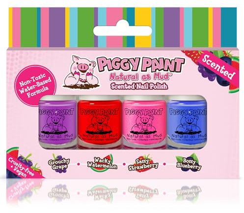 Piggy Paint Mini Scented 4 Polish Boxset