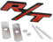 Kühlergrillemblem R/T Emblem Kühlergrill Grill Fender RT Rot
