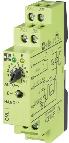 tele OVL1 24 V/AC/DC 0-10V Koppelrelais 24 V/DC, 24 V/AC 5A 1 Wechsler 1St.