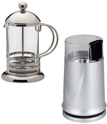 Kabalo 150W Electric Coffee Bean Grinder with 800ml Stainless Steel Glass Cafetiere