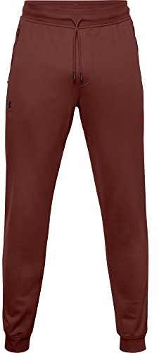 Under Armour Sportstyle Tricot Jogger, Cinna Red (688)/Black, Small