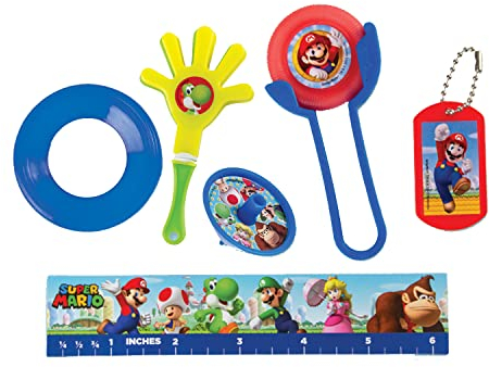 amscan 3901218 - Super Mario Mega Mix Favour Packs (48 Pk)