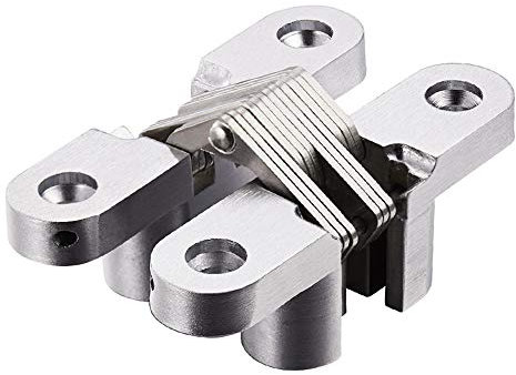 Cerniera per porte a libro, cerniera a scomparsa per porta in legno a croce, piccola