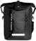 Nordlight Wasserdichter Rucksack Roll Top 25L - Hybrid 25 (Schwarz) | Dry Bag Rucksack mit 15 Zoll Laptopfach, Außen- und Innentaschen, gepolsterter Tragesystem