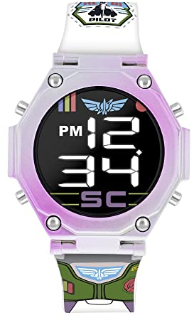 Disney Jungen Digital Quarz Uhr mit Silikon Armband LTY4005