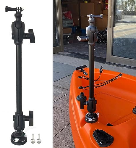 Kayak Camera Mount Stand Stable Lightweight Kayak Sports Camera Mounting Support Portable Easy to Install Kayak Boat Accessories