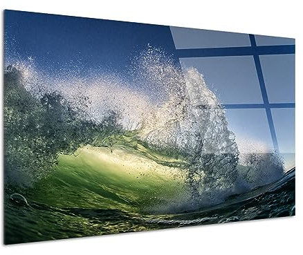 DECLINA Plexiglas Wandbild, Druck auf Acrylglas, Dekobild, Plexiglas, Deko, Fotografie, Moorlands von Manoa, 120 x 80 cm