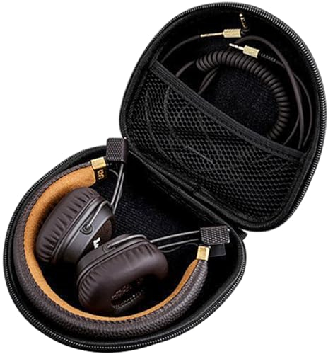 Jutjaw Reisehülle Tasche Schutzhülle für Marshall Major IV/III/II, Mid, Monitor Bluetooth Faltbar Kopfhörer, Aufbewahrungstasche für Reisen (Black)