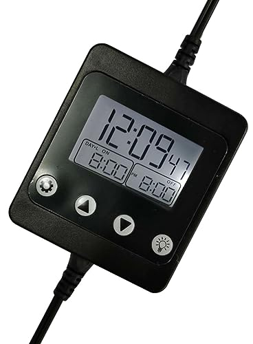 NCONCO LED-Aquarium-Licht-Timer, digitaler Dimmer für Aquarien, Lichtsteuerung mit Sonnenauf- und Sonnenuntergang-Simulationssystem