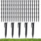 Pavlleen 100 Piezas Piquetas de Fijación Tierra,Estacas para robot cortacésped,Robot Cortacésped Cable Clavijas de Fijación,Clavos para Cables delimitadores,Compatible Husqvarna Worx Yard Force Bosch