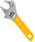 Schraubenschlüssel Verstellbarer Rollgabelschlüssel aus Chrom-Vanadium Stahl Länge 120mm Einmaulschlüssel mit Gummigriff Adjustable Wrench zur Reparatur von Klimaanlagen Badezimmern Fahrzeugen (120mm)