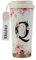 MHwan Termo Cafe, Botella Agua Acero Inoxidable con Aislamiento al Vacío de Doble Capa (530ml), Regalo Personalizado para Mujeres con Iniciales de La a A La Z, Se Puede Beber Directamente o con Pajita