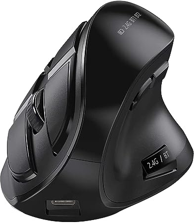 Sxmrmnx Bluetooth Vertical Wireless Mouse Ergonomics Mouse Fit for PC Tablet Laptop Notebok-A