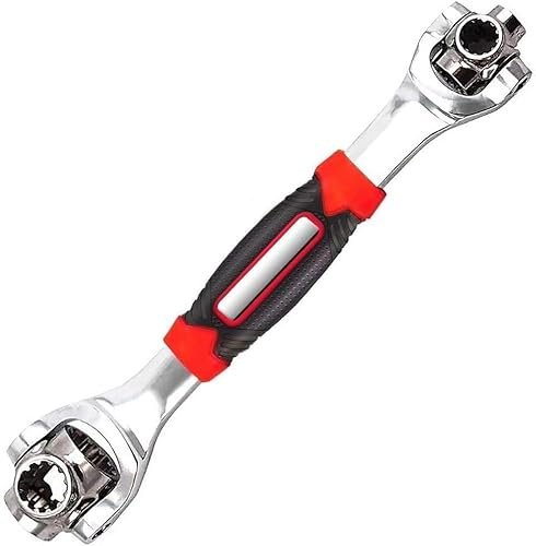 Eclipto Spanners & Wrenches, Universal Wrench 52 in 1 Socket Wrench Tool with Multifunction 360 Degree Rotating Head, Spanner Tool for Home and Car Repair