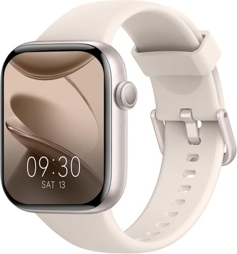 AcclaFit Smartwatch Uomo Donna, 1.85 Orologio Smartwatch con Effettua/Risposta Chiamate, 113 Sportive Smart Watch con Contapassi/SpO2/Sonno/Cardiofrequenzimetro, Impermeabil IP68 per iOS Android